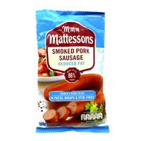 Mattessons Reduced Fat Smoked Pork Sausage