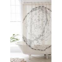 Magical Thinking Constellation Map Shower Curtain, BLACK & WHITE