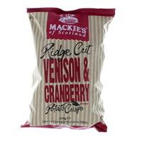 mackies venison cranberry ridge cut crisps