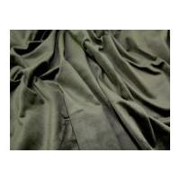 Madison 21 Cord Fine Stretch Needlecord Dress Fabric Olive Green