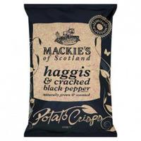 Mackies Haggis & Cracked Black Pepper Crisps 12 x 150g