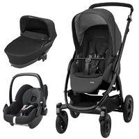 maxi cosi stella 3in1 pebble travel system with matching carseat carry ...