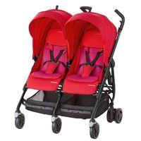 maxi cosi dana for 2 pushchair red orchid