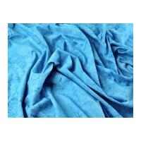 Marble Texture Print Cotton Poplin Dress Fabric Turquoise