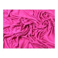 marl viscose blend stretch jersey dress fabric fuchsia pink