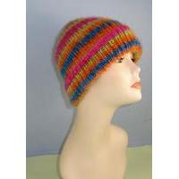 madmonkeyknits angel print mohair all rib beanie hat 772 digital versi ...