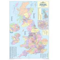 Map Marketing Framed UK Counties & Districts Map FRAM-BIC