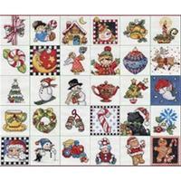 Mary Engelbreit Ornaments Counted Cross Stitch Kit-2X2 Set Of 30 14 Count 230112