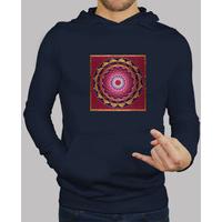 mandala background purple sweatshirt