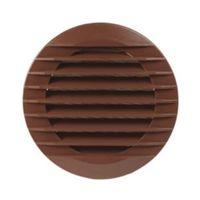 Manrose Brown External Hooded Wall Vent