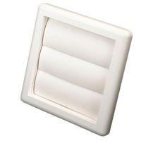 Manrose White External Flap Wall Vent (H)140mm