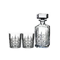 marquis brady double old fashioned set of 2 and decanter
