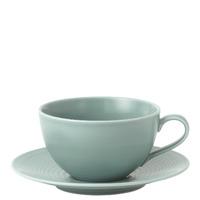 Maze Teal Breakfast Cup Saucer - Gordon Ramsay