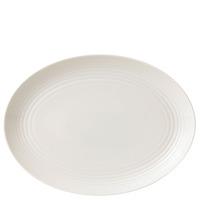 Maze White Oval Dish 32cm - Gordon Ramsay