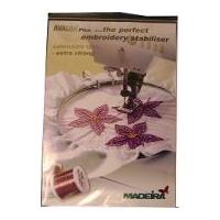 Madeira Avalon Wash Away Machine Embroidery Stabilizer White