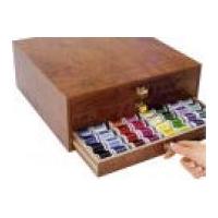 madeira wooden treasure chest machine embroidery thread gift set wood  ...