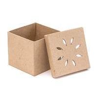 Mache Square Pot Pourri Box 9 cm