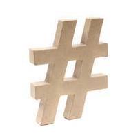 Mache Hashtag Symbol 20 cm