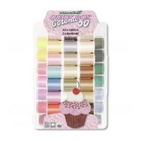 Madeira Cotona No.50 Embroidery Quilting Thread Box Assorted Colours