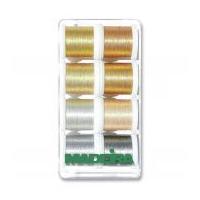Madeira Metallic Smooth Embroidery Thread Box Assorted Colours