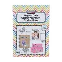 Magical Owls Colour Your Own Sticker Book