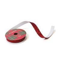 Make It Merry Red Glitter Ribbon 10mm x 2m