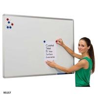 magnetic coated steel whiteboard 900 x 600mm