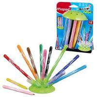 Maped Color Peps Jungle Innovation Colouring Pens Assorted Pack of 12