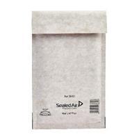Mail Lite Bubble Lined Size B00 120x210mm White Postal Bag Pack of 100