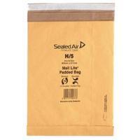 Mail Lite Padded Postal Bag Size H5 264 x 374mm Gold Pack of 50