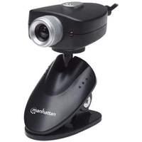 Manhattan Webcam 500 5 Megapixel Cmos Lens With Adjustable Clip Base Usb Black (460729)