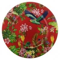 Maxwell & Williams Birds Of Paradise Plate, Red, 19cm