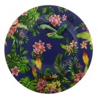 Maxwell & Williams Birds Of Paradise Plate, Blue, 19cm