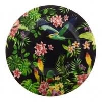 Maxwell & Williams Birds Of Paradise Plate, Black, 19cm