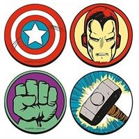 Marvel Comics Set of 4 Retro Comic Design Coasters