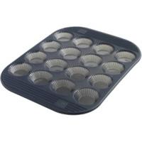 mastrad fluted silicone mould for 16 mini tartlets