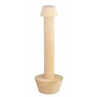 master class double ended wooden pastry tamper