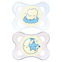 MAM Night 0m Plus Soother Blue