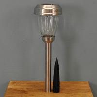 marker light with ribbed glass solar by gardman