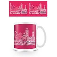 manchester citography ceramic mug