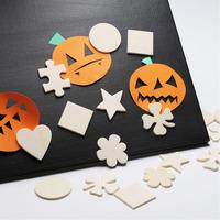 magnet wooden shapes hearts