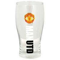 Manchester United Wordmark Crest Pint Glass