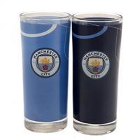 Manchester City 2pk High Ball Glass