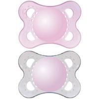 Mam Crystal Soother 2 Pack 0 Months + Boys Colours