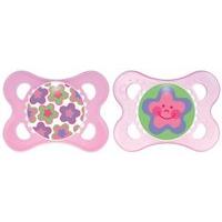 mam original soother 0mths 2 pack boys colours