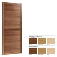 made to measure shaker 2 panel wood effect sliding wardrobe door w741  ...