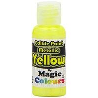 magic colours metallic yellow food colouring