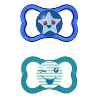 MAM Air Soother Twin Pack (6 months+) Boys