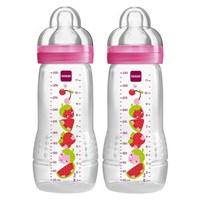 MAM Twin Pack Baby Bottle 330ml Boys