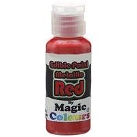 Magic Colours Edible Metallic Red